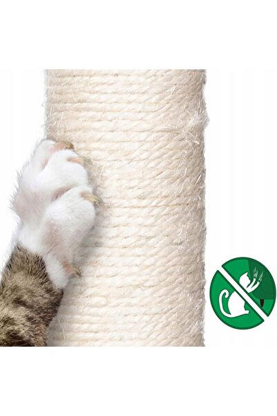 zola Sharp claw holder and 2 cat toys, Zola, pole, ball, mouse toy, gray