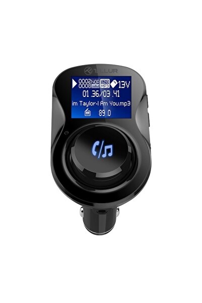 TELLUR Modulator FM FMT-B3, Bluetooth, USB, MicroSD, AUX, Negru