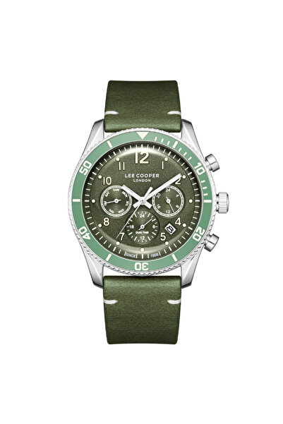 Lee Cooper Men's Multi Function Green Dial Watch - LC08260.375