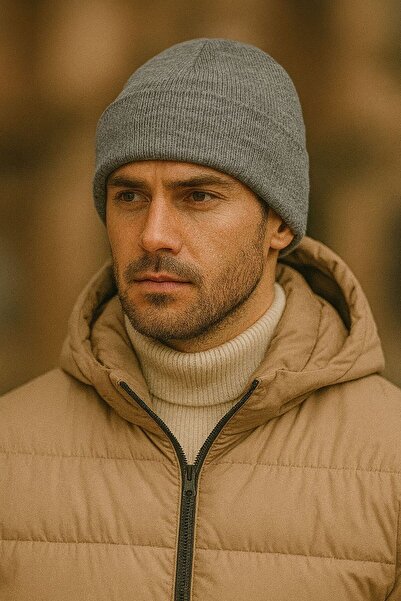 sf collection Unisex Basic Foldable Knitwear Beanie