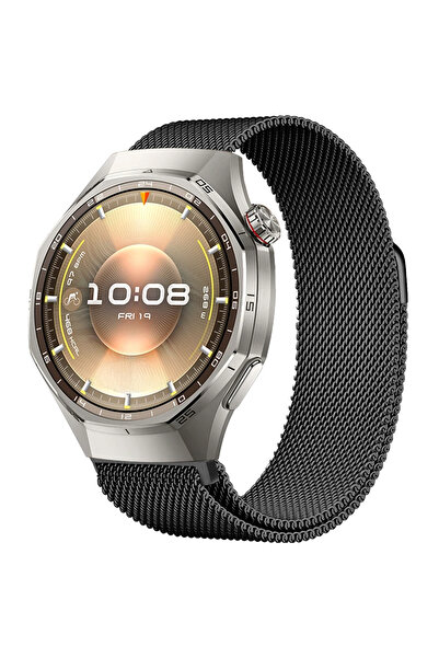 Sneezy Huawei Watch GT6 Pro 46mm Uyumlu Manyetik Milanese Loop Metal Kordon