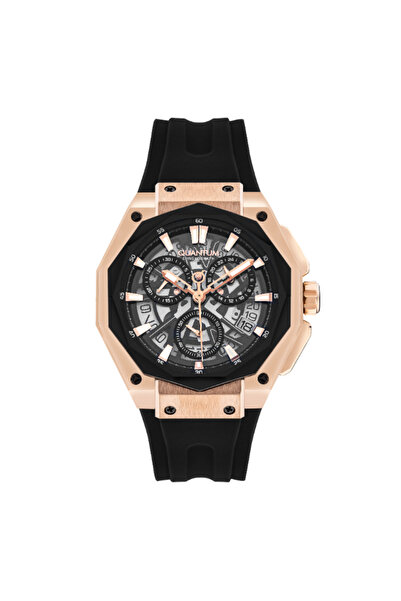 Quantum Men's Chronograph Black Dial Watch - HNG1097.851
