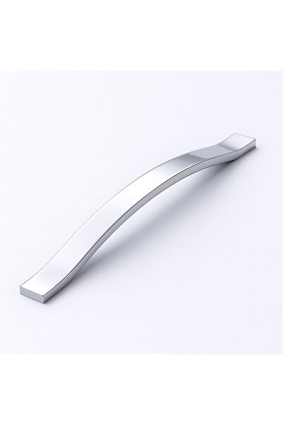 Badem10 Mâner Hyacinth 256 mm Crom Argintiu Mobilier din metal Mâner pentru ușă dulap Mâner modern pentru bucătărie