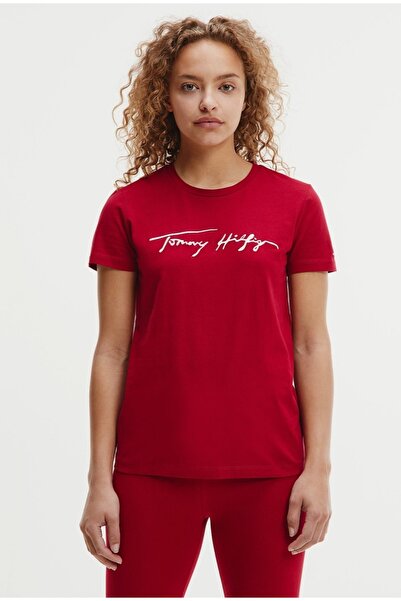 Tommy Hilfiger Signature Logo 100% Organic Cotton T-Shirt