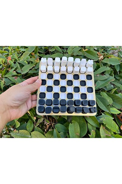 Drb Co Mini 3D Satranç Seti - Eğitici Strateji Oyunu - Hediyelik Satranç Takımı - Öğretici Zeka Oyunu