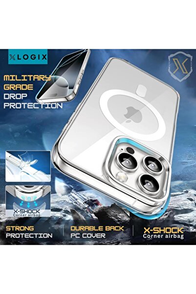 XLogiX Clear Case for iPhone 16 Pro – Slim, Stylish, Transparent Back Cover with MagSafe Compatible