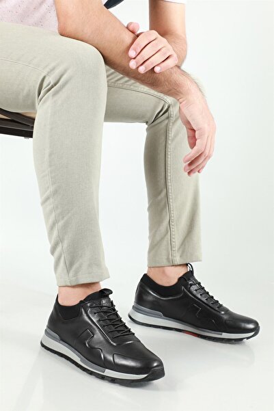 GÜLERSHOES Garantili Hakiki Deri Mevsimlik Su Geçirmez Kauçuk Ortopedi Erkek Ayakkabı 40-41-42-43 Numara