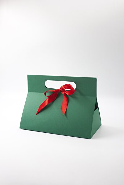 carton box Yılbaşı Kutu Çanta Katlamalı Model Hediye Kutusu 1 Adet