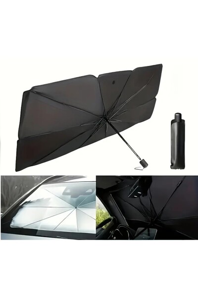SyaMAG Parasolar auto pliabil, model umbrela, 78 x 140 cm