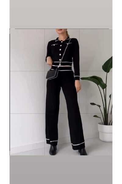 Cemre Life Σετ πλεκτών ενδυμάτων με κουμπιά