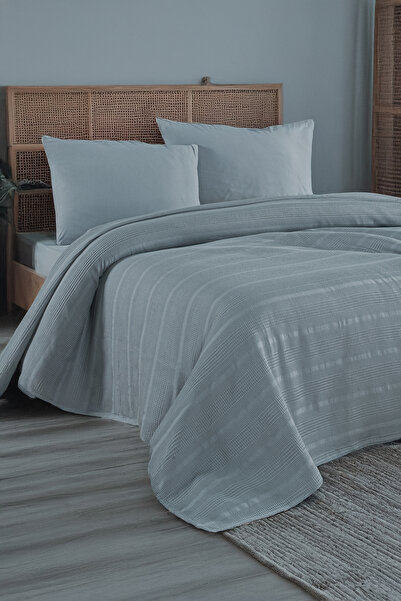 evdehome Pamuk Dual Çift Kişilik Pike Seti 200x230, Lastikli Çarşaf 160x200, ...
