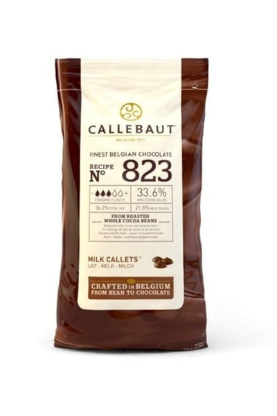 Callebaut Ciocolata cu Lapte 823 - 33.6% Cacao - 1kg - Callebaut®