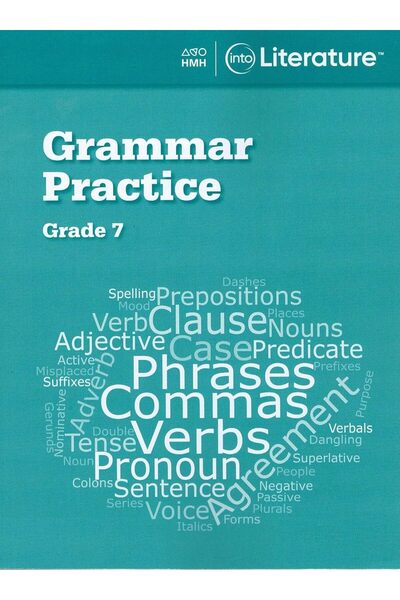 Houghton Mifflin Harcourt كتاب تمارين قواعد اللغة للصف السابع (في الأدب)