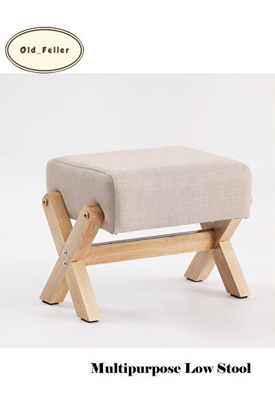 Old_Feller كرسي خشبي متين من نورديك: مقعد أحذية، ومقعد متدرج، وطاولة مميزة لأي غرفة