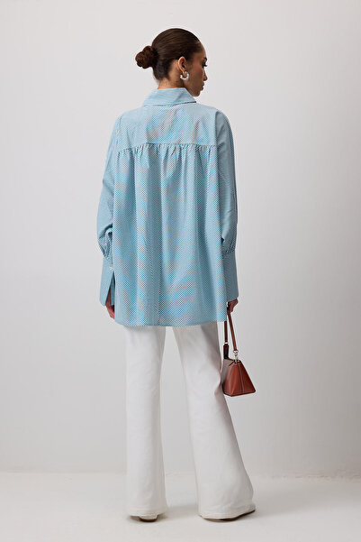 Touché Privé Striped Oversize Poplin Tunic