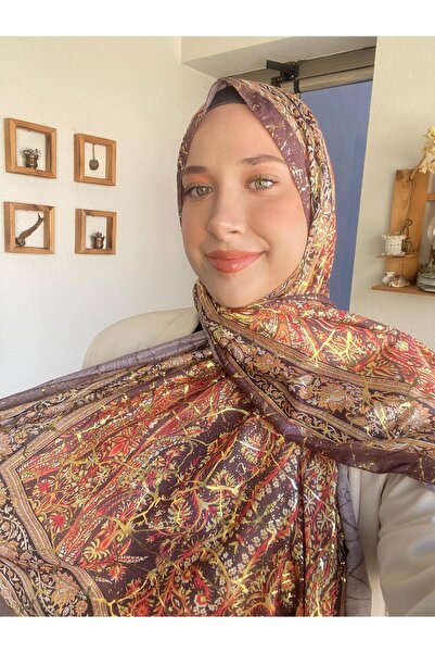 SELİNAY ATELIER Alira Varaklı Soft Soft Şal