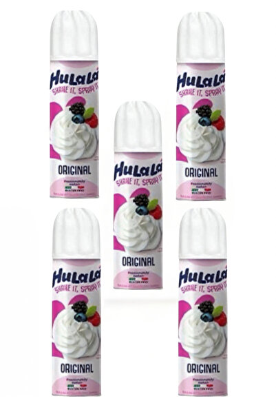 Hulala 5 Adet 250gr Krem Şanti Sprey Krema