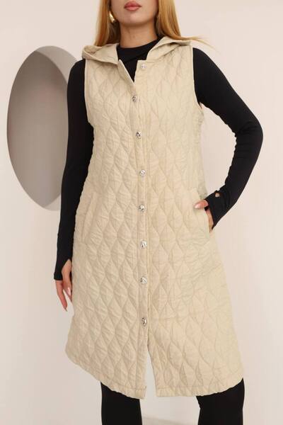 Kafthan Long Quilted Vest