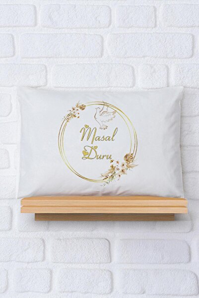 Pia Baby Bebekler İçin Organik Baskılı İsme Öze l%100 Pamuk Yastık Kılıfı 35x...