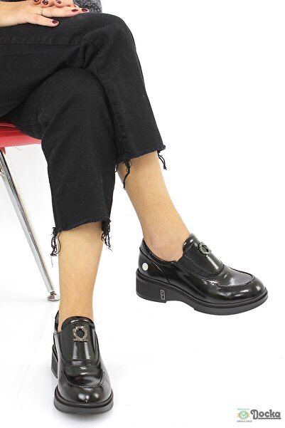 Mammamia Kadın Ortopedik Hakiki Deri Bağcıksız Spor Tarz Günlük Ayakkabı M26/...