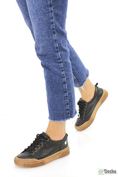 Mammamia Kadın Spor Tarz Günlük Ortopedik Hakiki Deri Ayakkabı M26/KA7045