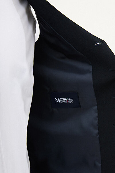 Mcr Plain Slim Fit Classic Men's Vest Navy Blue - 40949.25K