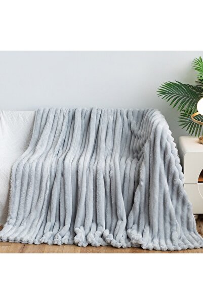 VisLarsc Fluffy Blanket, VisLarsc, Microfiber, 200x230 cm, Gray
