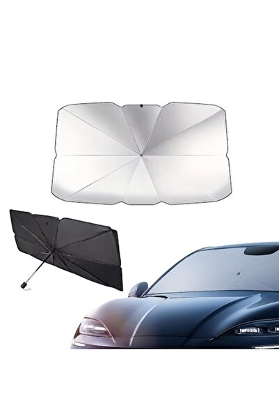 Trendily SolarFold Αντηλιακό Σκίαστρο Αυτοκινήτου 78 x 140 εκ., Τύπου Ομπρέλας