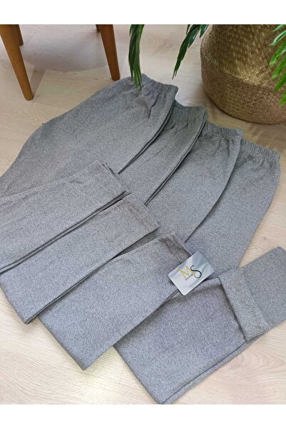 MODASFORM 4-Pack Cotton Ribbed Thermal Leggings Underwear Thermal Winter Leggings