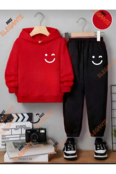 DOCE ELEGANTE Emoji Printed Tracksuit Set