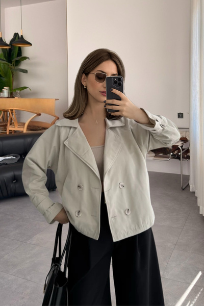 Le Savu SHILSEE KADIN ASTARLI YARIM TRENÇKOT TAŞ