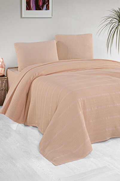 evdehome طقم غطاء سرير مزدوج من القطن مقاس 200×230، ملاءة مرنة مقاس 160×200، ...