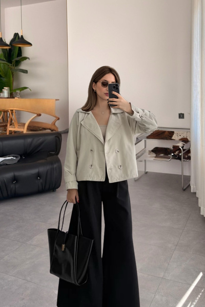 Le Savu SHILSEE KADIN ASTARLI YARIM TRENÇKOT TAŞ