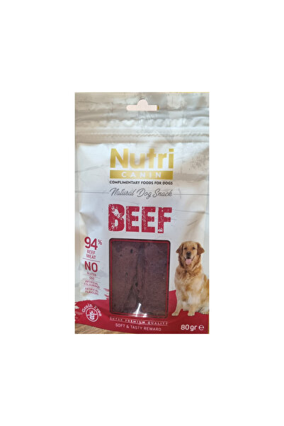 Nutri Canin SIĞIR ETLİ TAHILSIZ KÖPEK ÖDÜL MAMASI 80GR