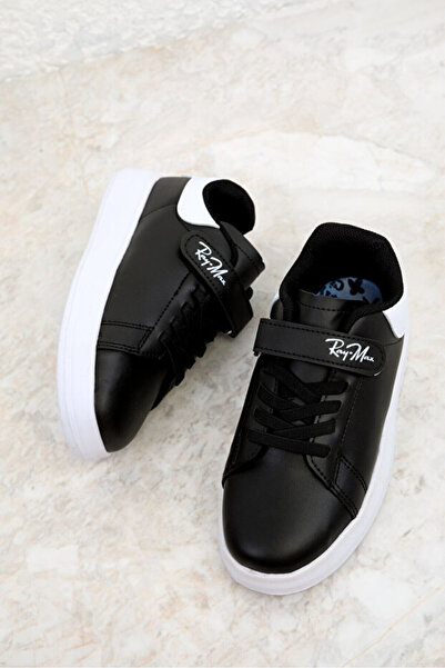 Elit Raymax 6310 Black and White Comfortable Lightweight Boys' Sneaker