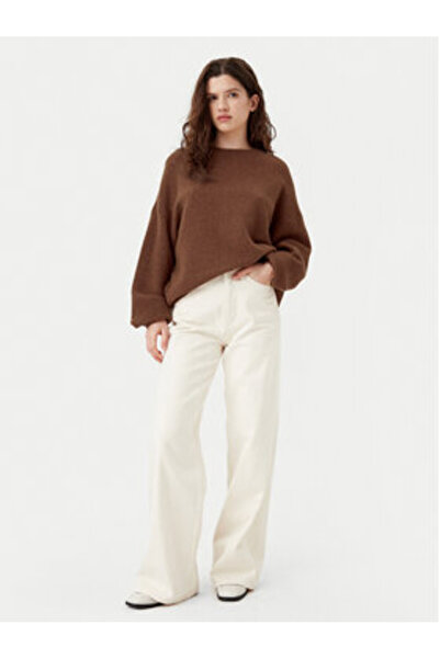 American Vintage Γυναικείο Πουλόβερ RAX18BH24 Καφέ