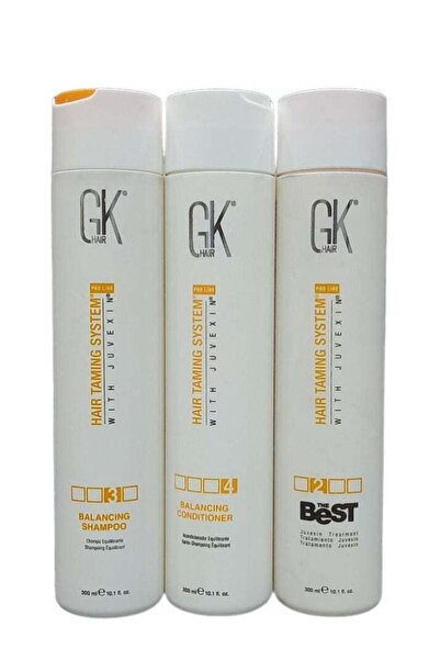 GK HAIR Keratin Smoothing Treatment Kit with Juvexin