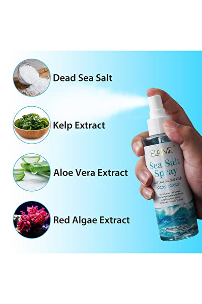 ELAIMEI Fixativ de păr premium pentru volum, creare bucle, cu sare de la Marea Moartă, unisex, Elaimei, 150 ml