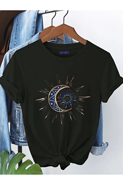 qubo sportswear & company Κοντομάνικο βαμβακερό μπλουζάκι oversize με στρογγυ...