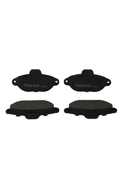 LPR Brake pad set, front, Fiat Panda 2,