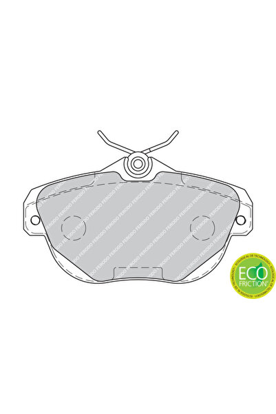 FERODO Brake pad set, rear, Citroen C6,
