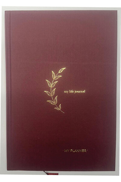 TheReplika Haftalık Planlı Ajanda Tarihsiz Bordo