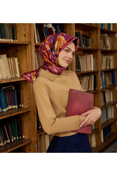 Belli 52 Eșarfă din mătase twill 4216D