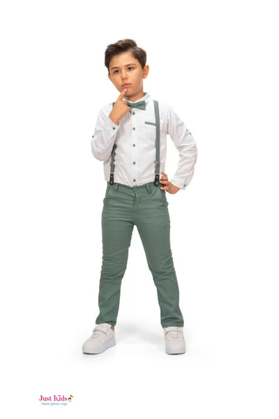 Terry Elegant 4-piece suit, pants and shirt, 1-8 years