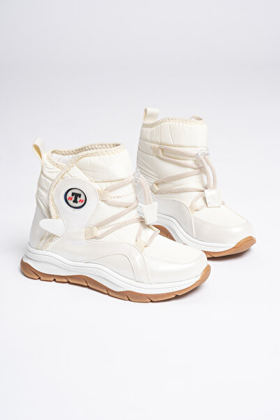 BUTONA KİDS Outdoor Unisex Kalın ve Hafif Taban Kolay Giyilebilen Cırtlı Çocuk Kışlık Bot Çizme