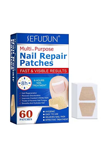 NOVA KISS Set de 60 de plasturi multifuncționali pentru unghii deteriorate, î...