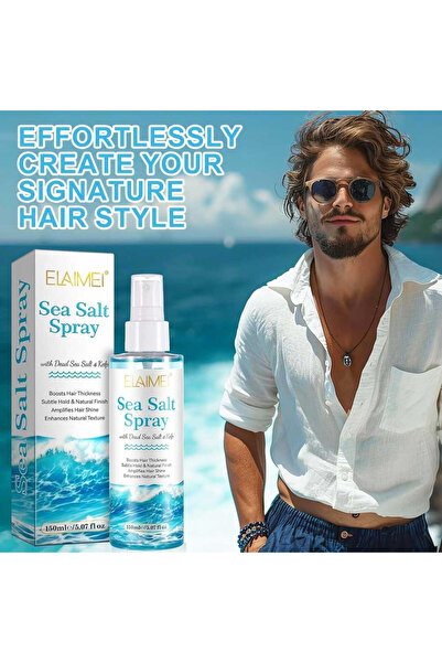 ELAIMEI Fixativ de păr premium pentru volum, creare bucle, cu sare de la Marea Moartă, unisex, Elaimei, 150 ml