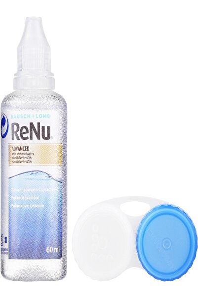 Bausch & Lomb Renu contact lens care solution 60 ml, lens case