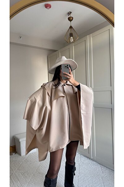 Sindimoda Veronica Düğmeli Panço Trençkot 2634