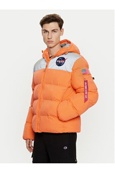 Alpha Industries Ανδρικό Χειμερινό Μπουφάν 148135 Πορτοκαλί